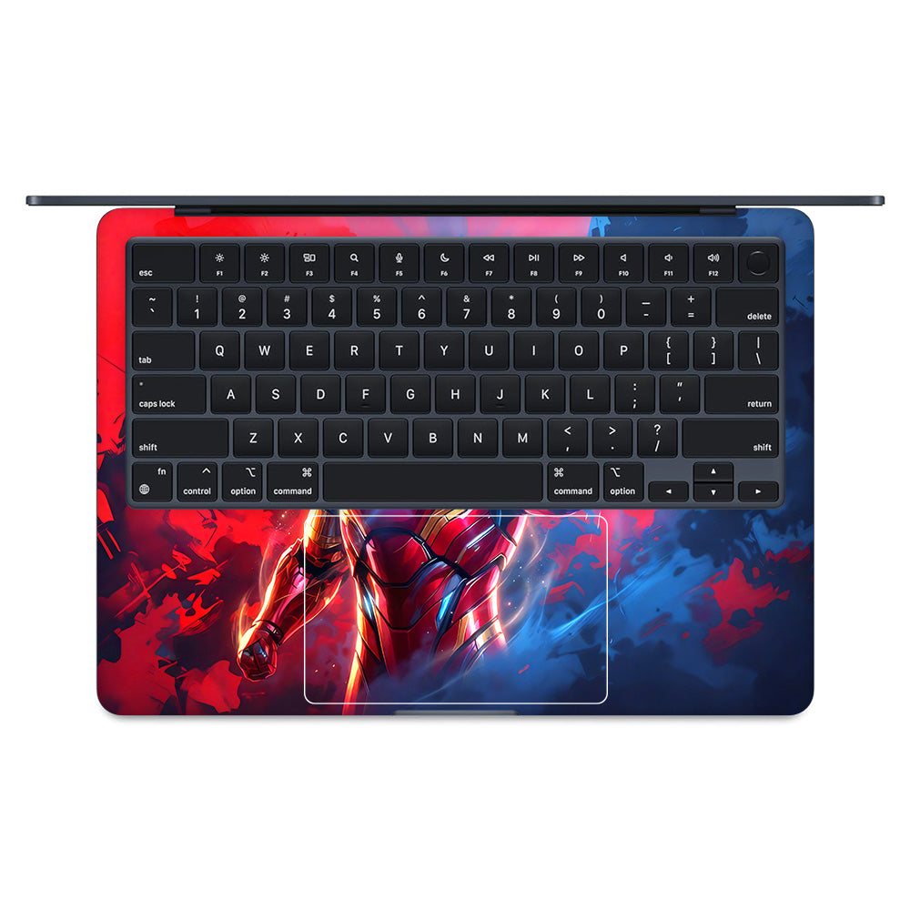 Iron Man Arc Reactor Power MacBook Air 13 M3 2024 Laptop Skin