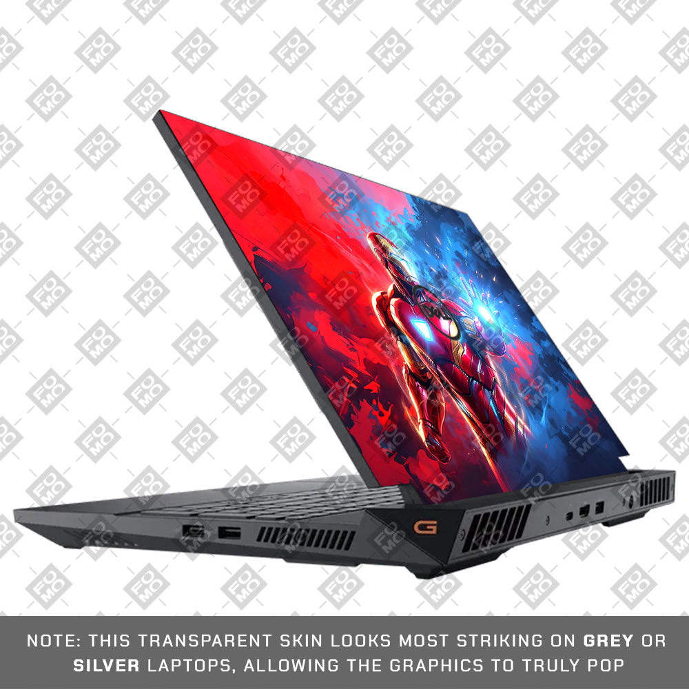 Iron Man Arc Reactor Power Dell G15 5520, 5530 Laptop Skin