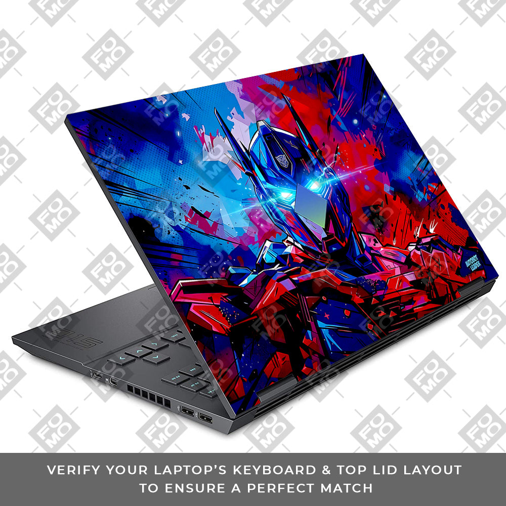 Optimus Prime Transformer HP Omen 15 Laptop Skin