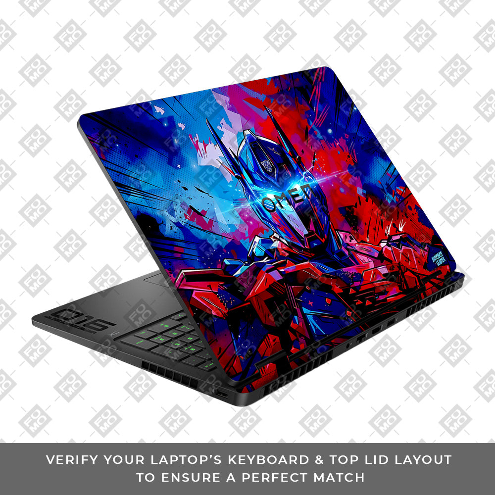 Optimus Prime Transformer HP Omen Gaming 16 2025, 2026 Laptop Skin