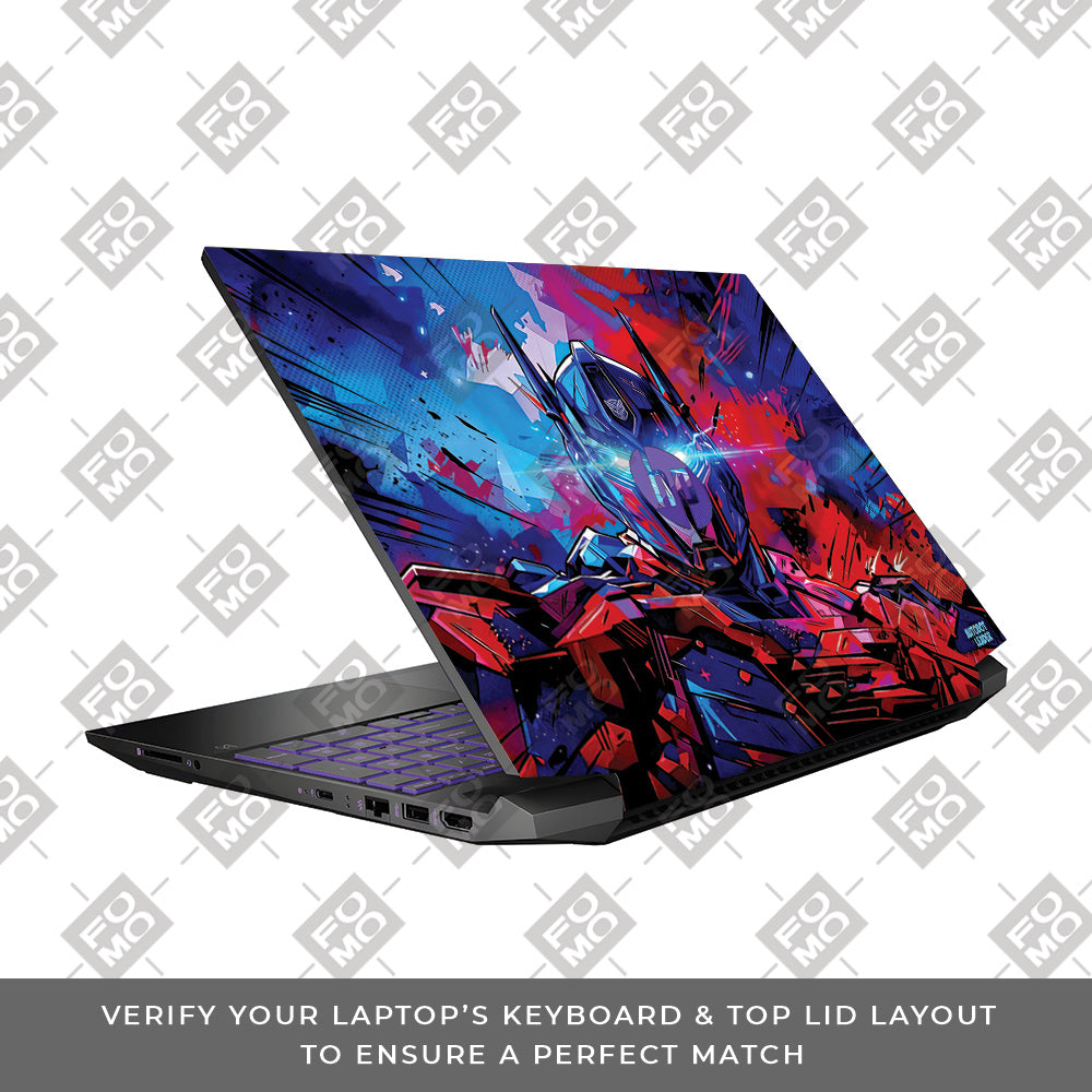 Optimus Prime Transformer HP Pavilion Gaming 15 EC Series Laptop Skin