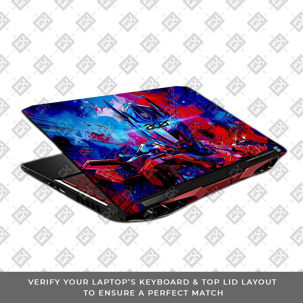 Optimus Prime Transformer Acer Nitro 5 AN515 45, 55, 57 Laptop Skin