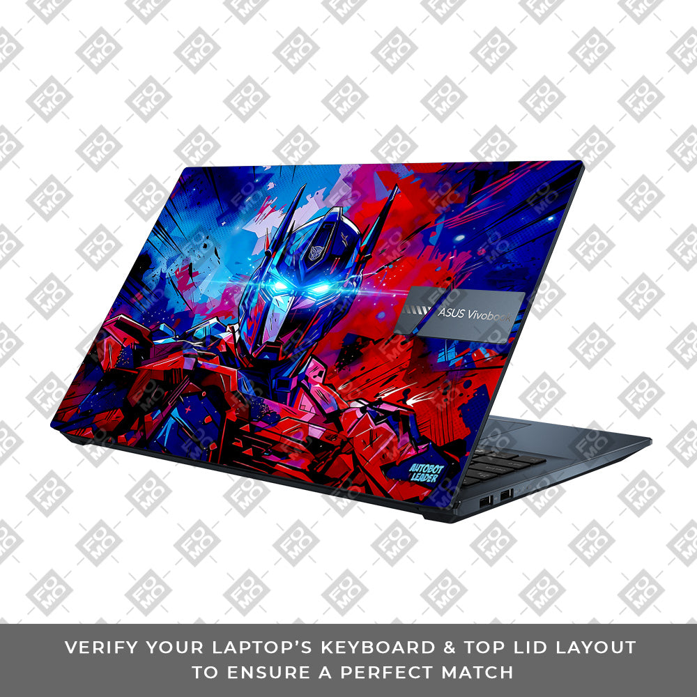 Optimus Prime Transformer Asus Vivobook Pro 15 M6500QC & M6500QH Laptop Skin