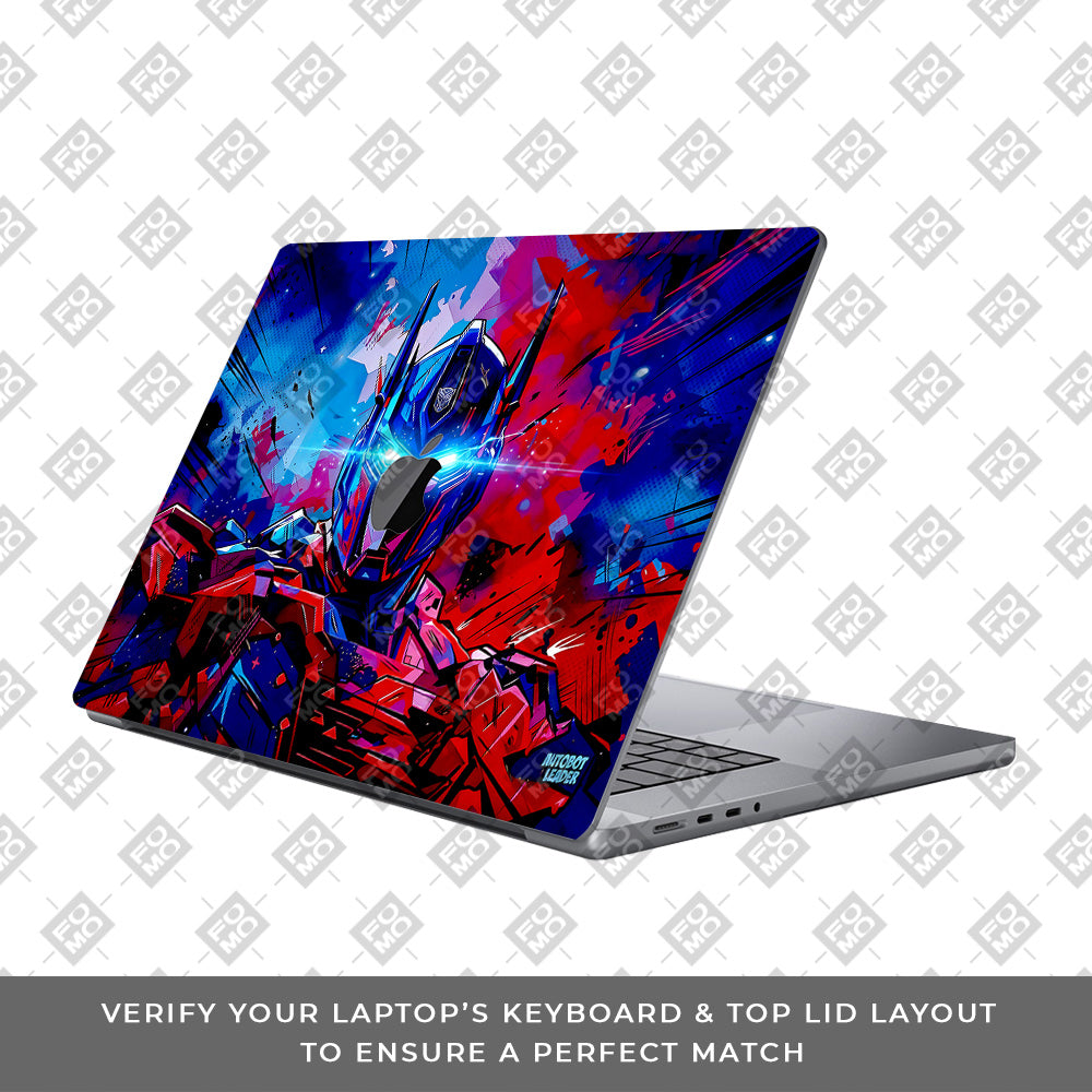 Optimus Prime Transformer MacBook Pro 14 M1, M2, M3, M4 2021-2024 Laptop Skin