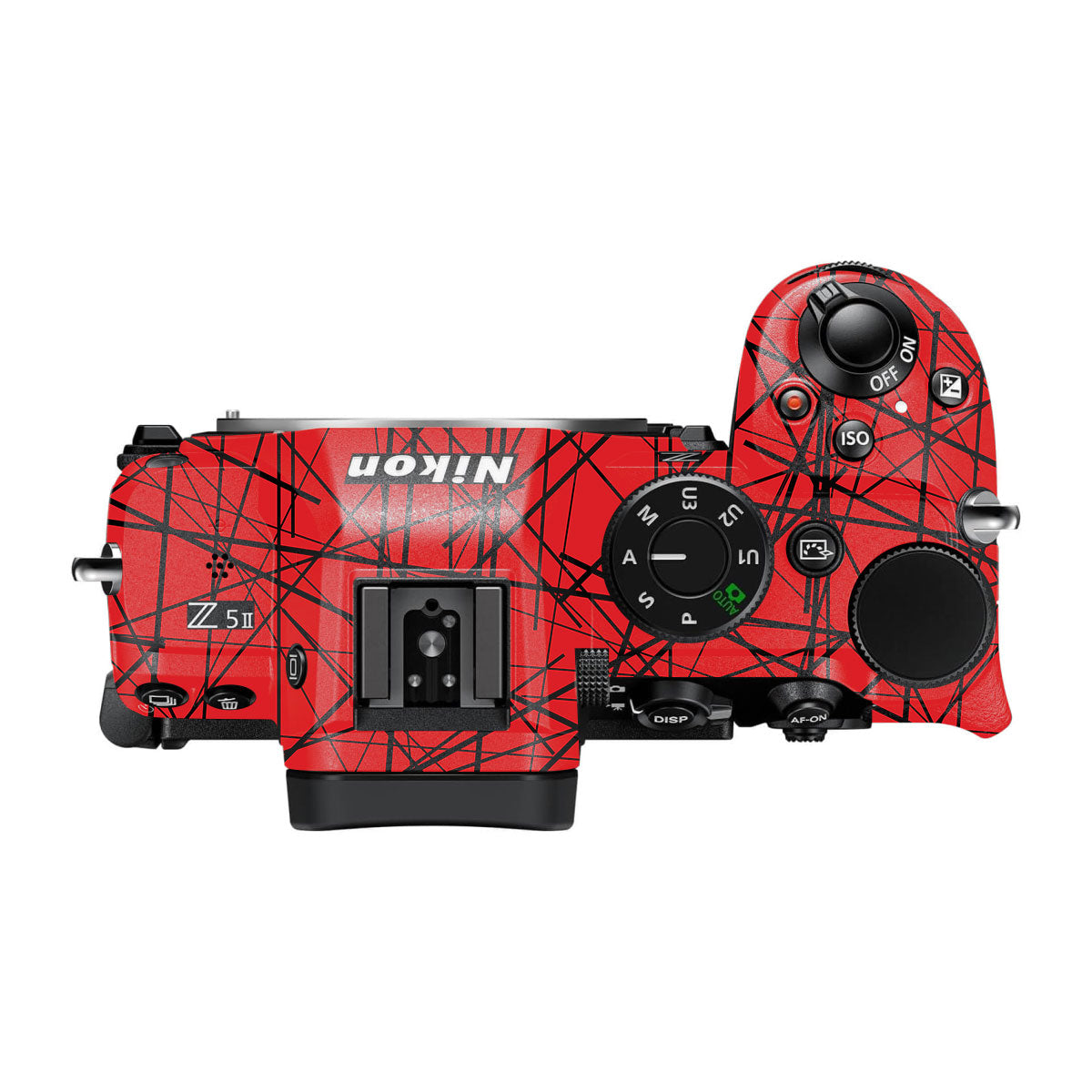Textured Red Chaos Line Nikon Z5 II Camera Skin