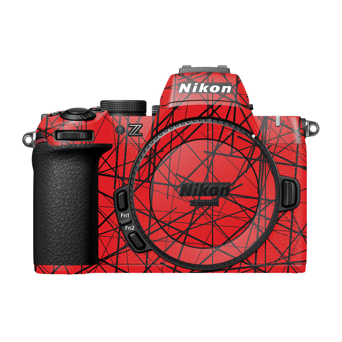 Textured Red Chaos Line Nikon Z50 II Camera Skin