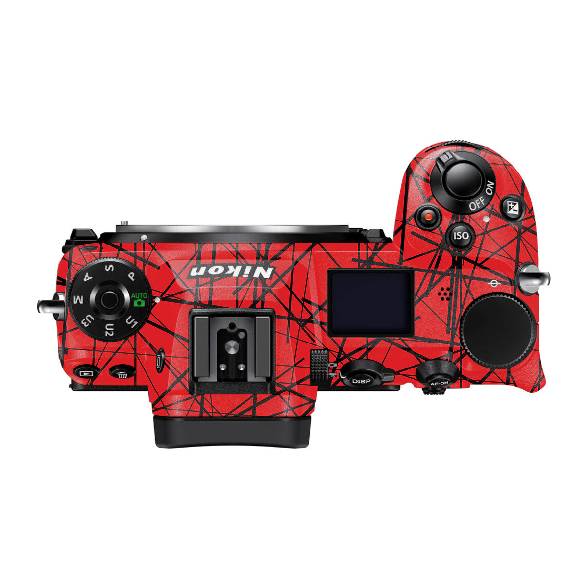 Textured Red Chaos Line Nikon Z6 II Camera Skin
