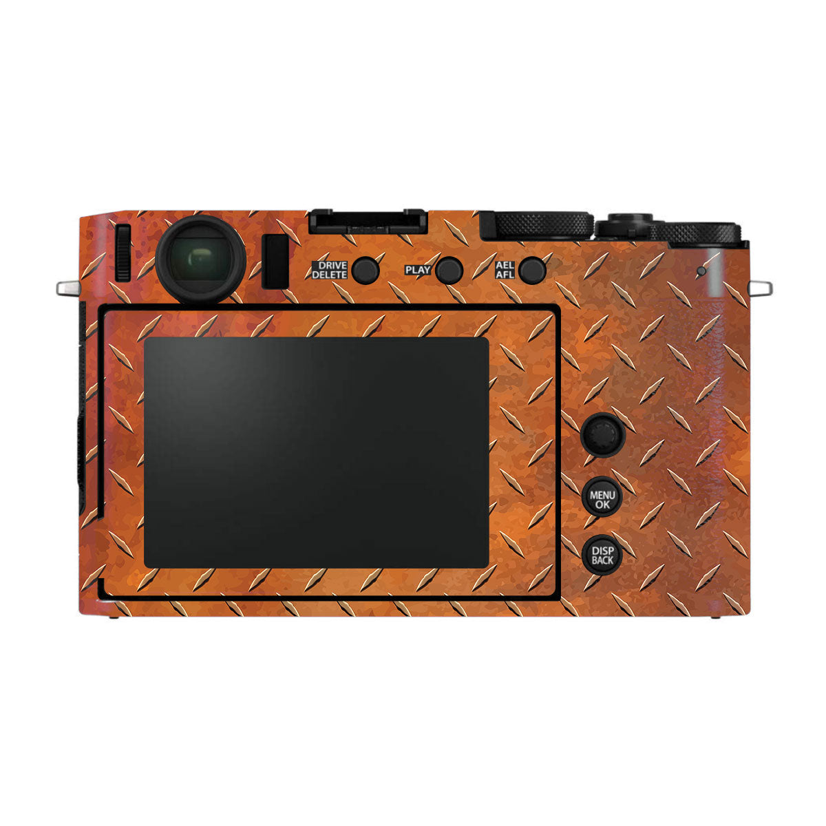 Textured Rust Forge FujiFilm X-E4 Camera Skin