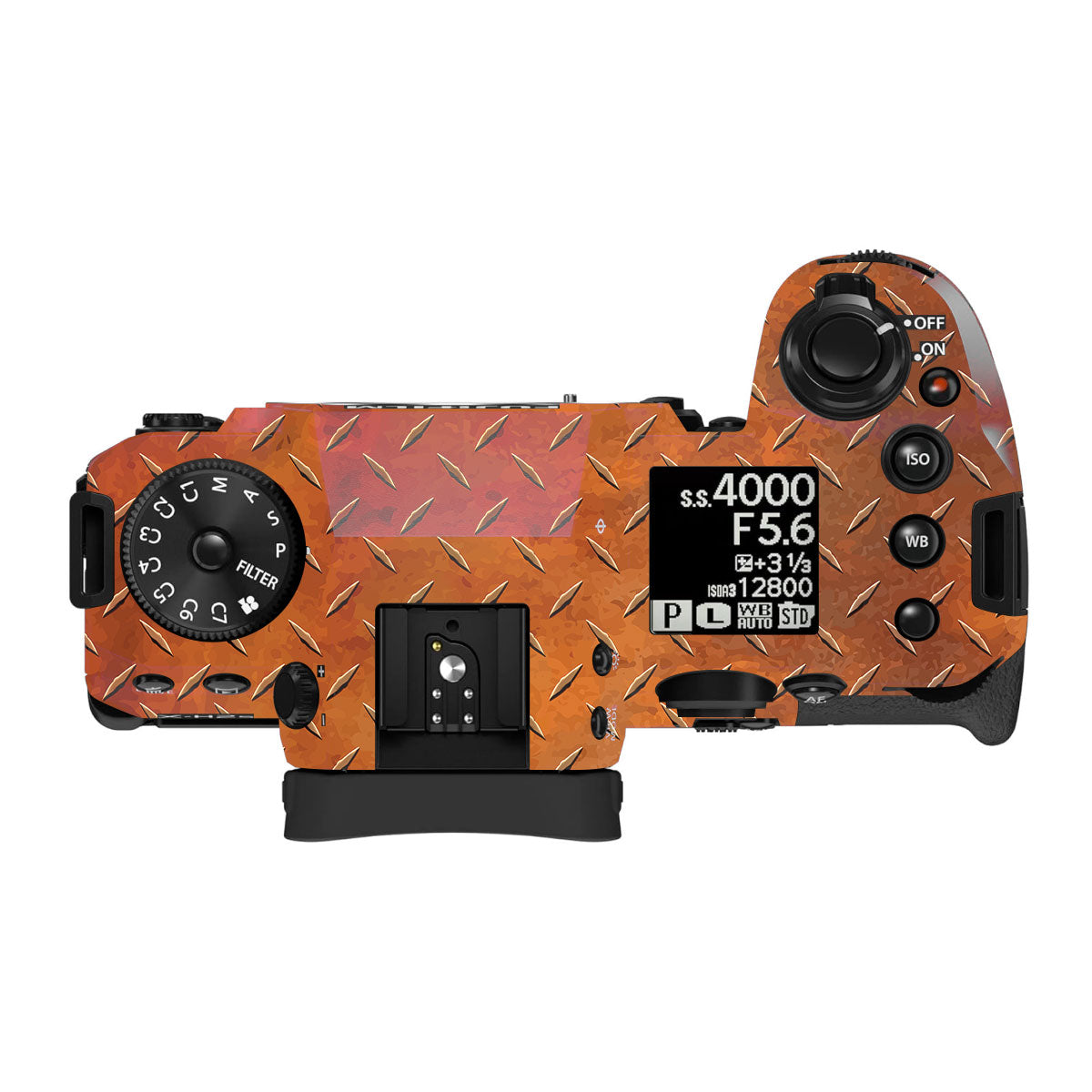 Textured Rust Forge Fujifilm X-H2S Camera Skin