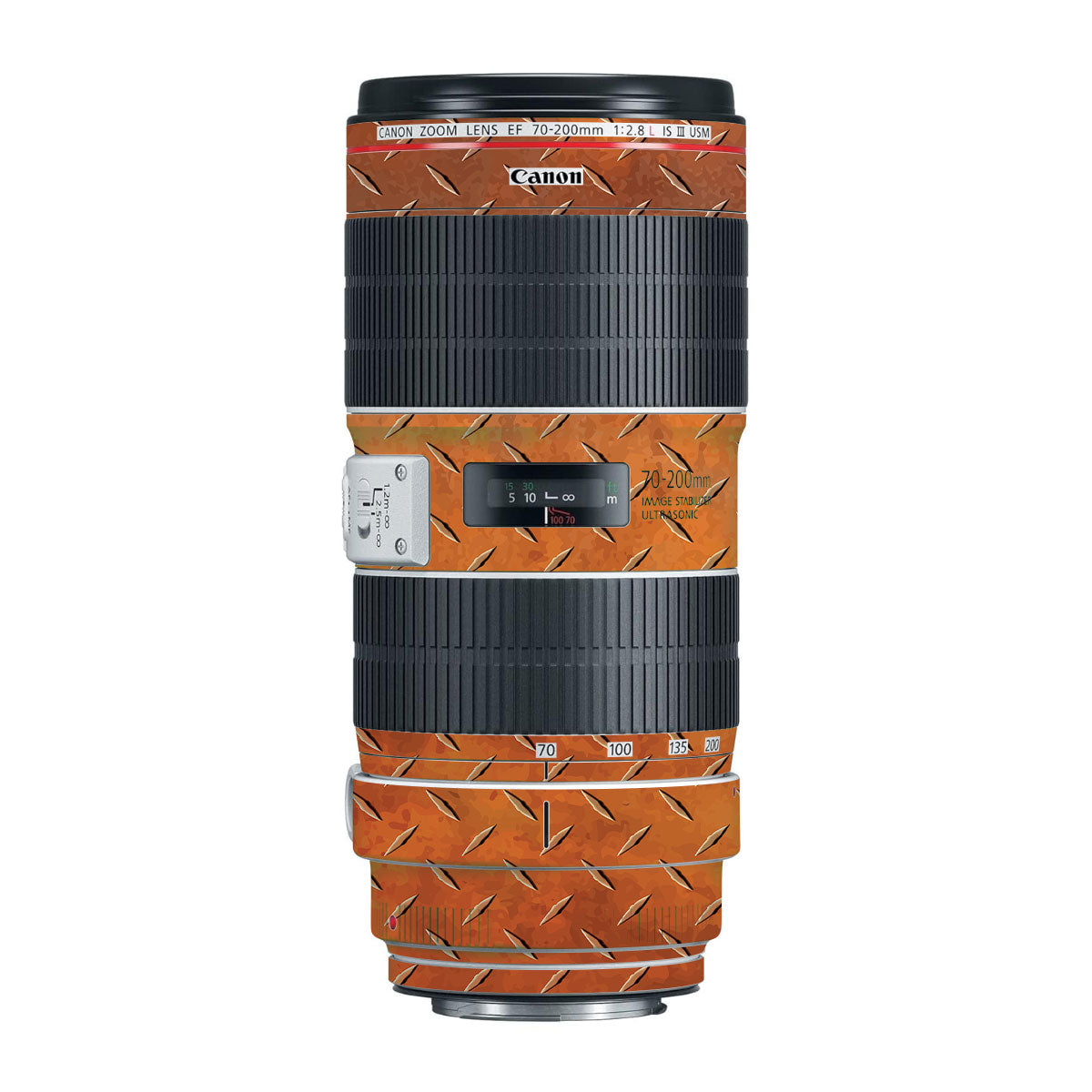 Textured Rust Forge Canon EF 70-200mm F/2.8L IS III USM Camera Lens Skin
