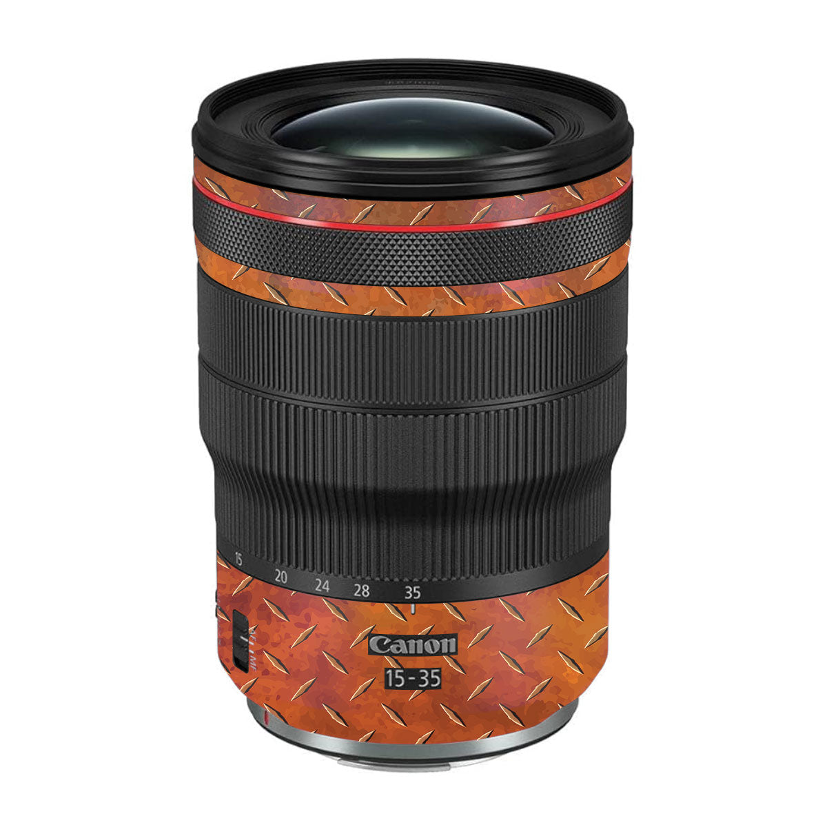 Textured Rust Forge Canon RF 15-35mm F/2.8L USM Camera Lens Skin