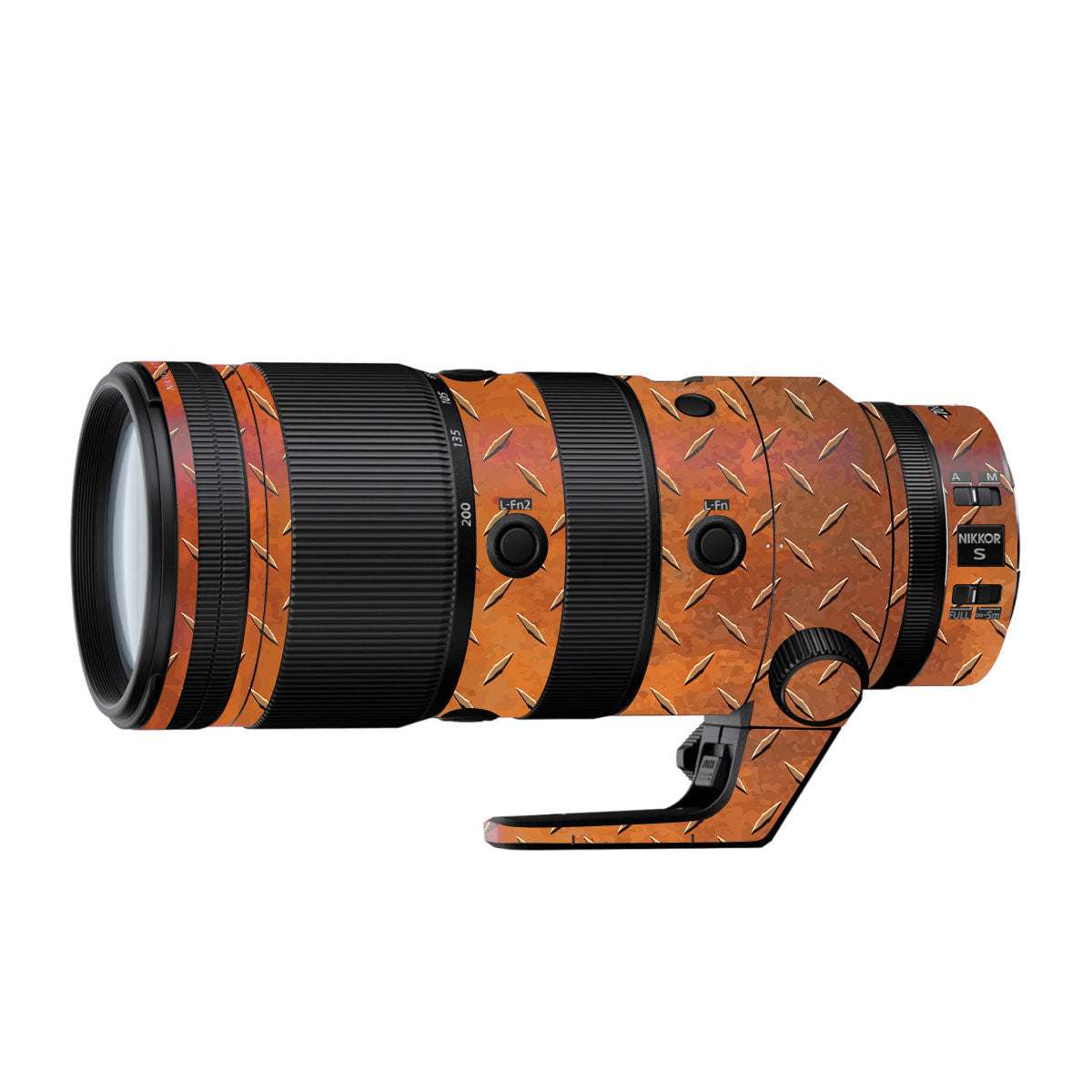 Textured Rust Forge Nikon Nikkor Z 70-200mm F/2.8 Camera Lens Skin