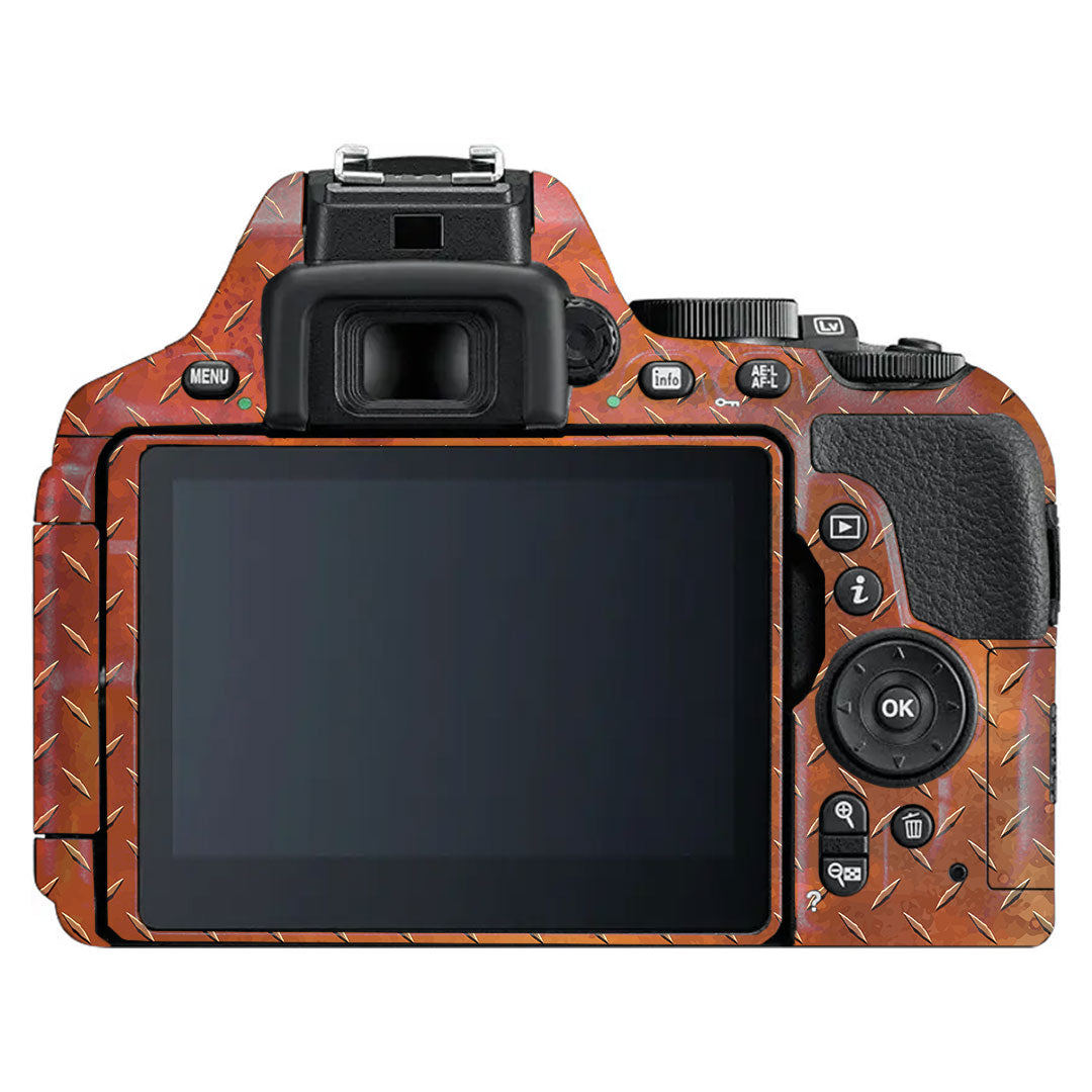 Textured Rust Forge Nikon D5600 Camera Skin