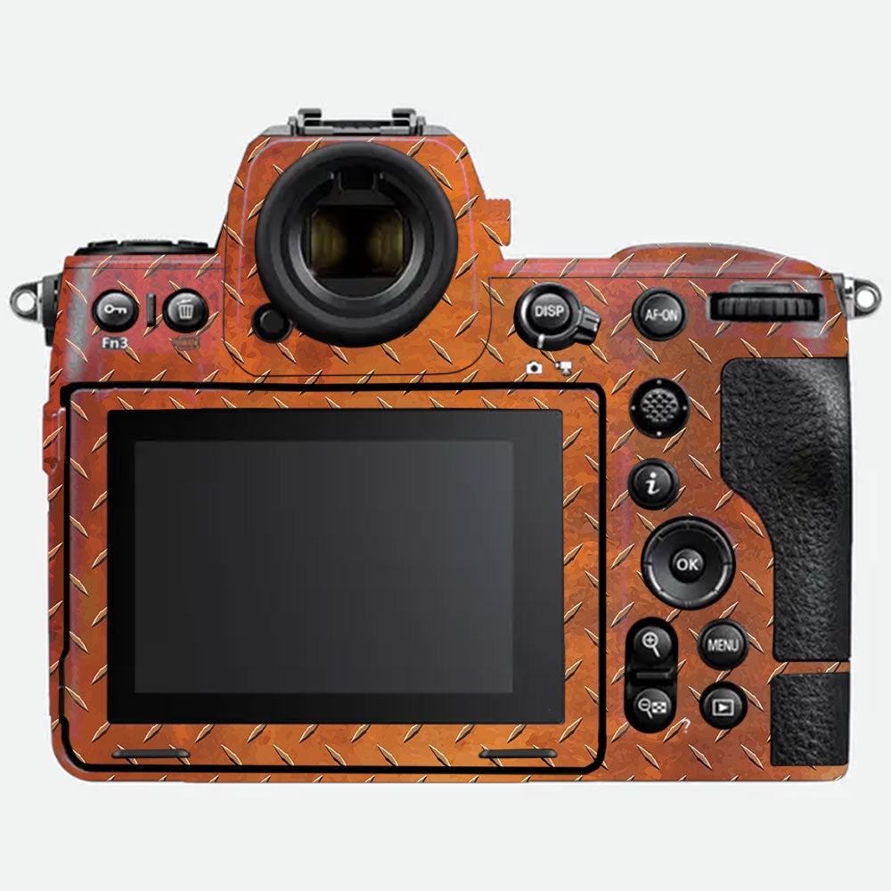 Textured Rust Forge Nikon Z8 Camera Skin