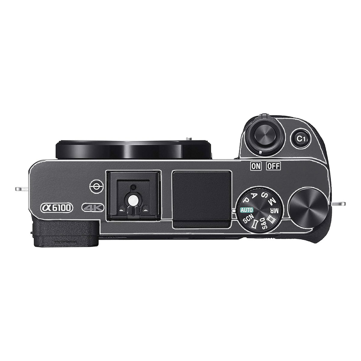 Transparent Sony A6100 Camera Skin