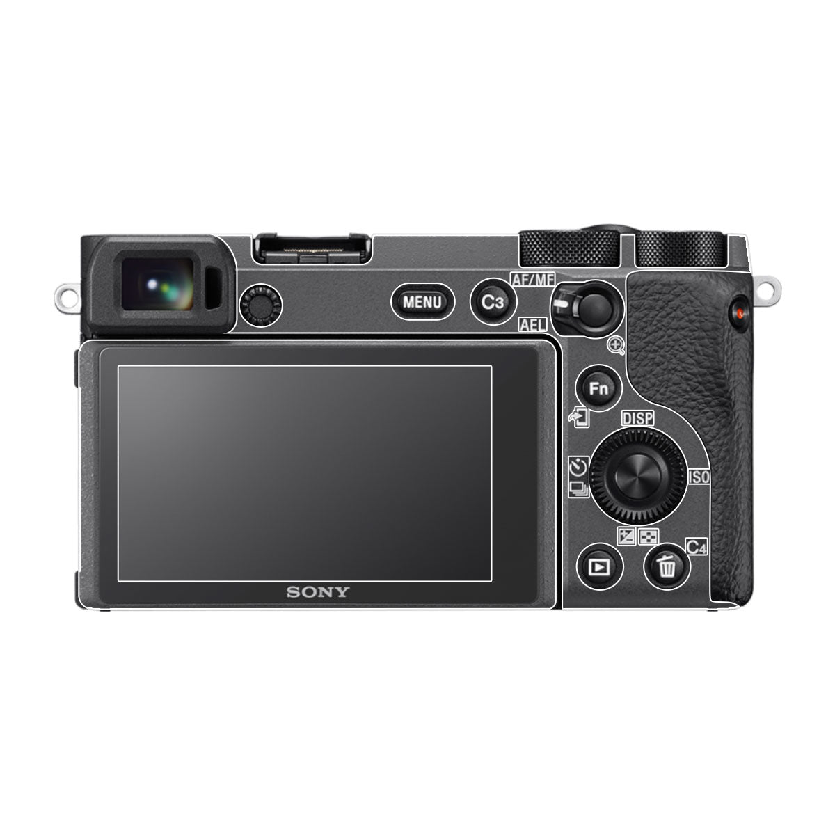 Transparent Sony A6600 Camera Skin