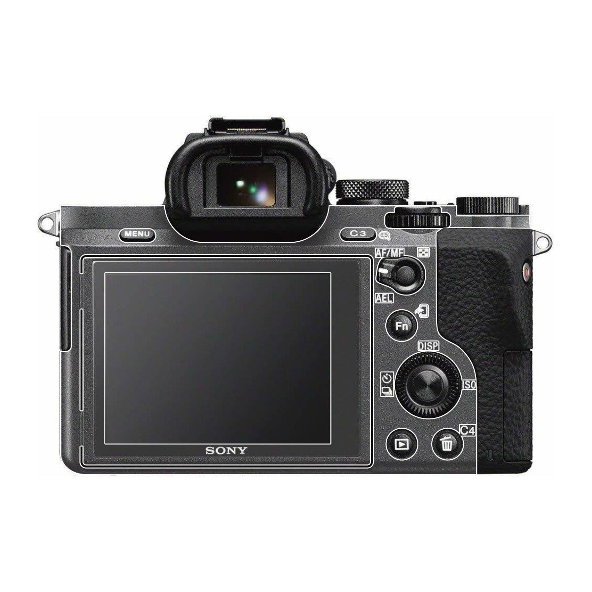 Transparent Sony A7R II Camera Skin