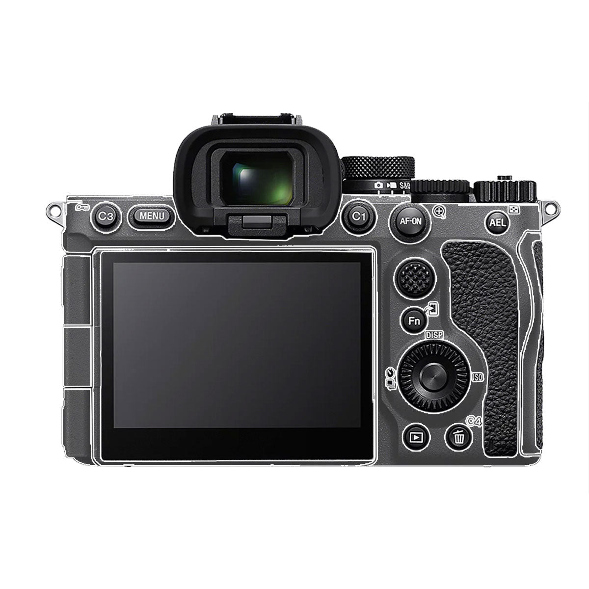 Transparent Sony A7RV Camera Skin