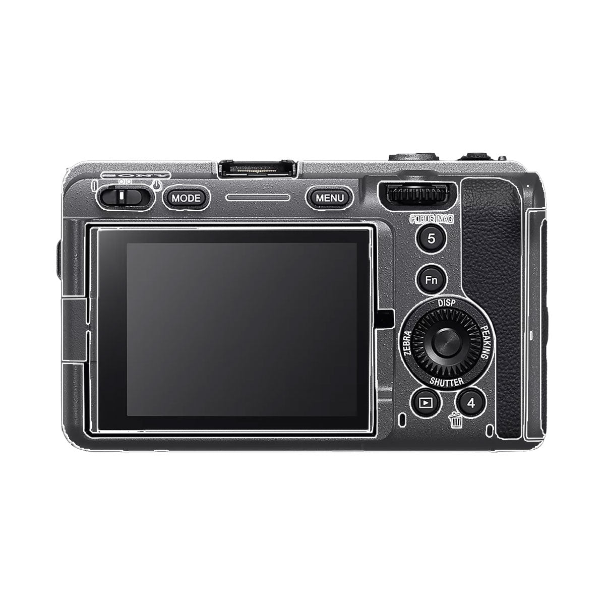 Transparent Sony FX3 Camera Skin