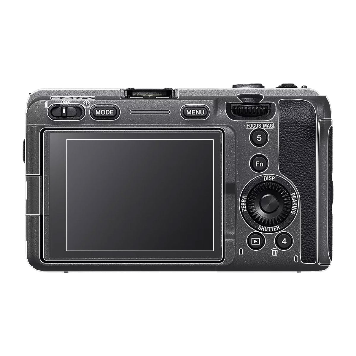 Transparent Sony FX30 Camera Skin