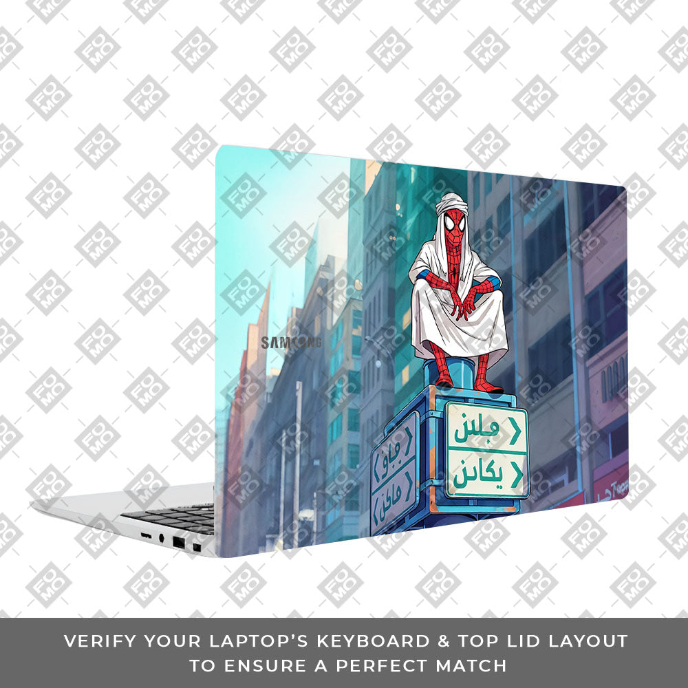 Arabian Spider Man Samsung Galaxy Book 4 15.6 3D Laptop Skin