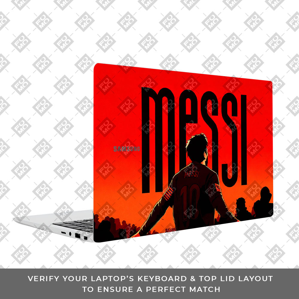Messi Red Aura Samsung Galaxy Book 4 15.6 3D Laptop Skin