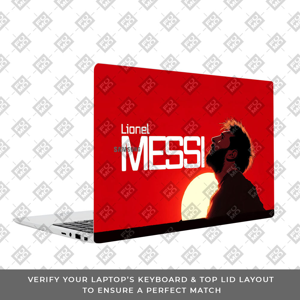 Messi Sunset Icon Samsung Galaxy Book 4 15.6 3D Laptop Skin