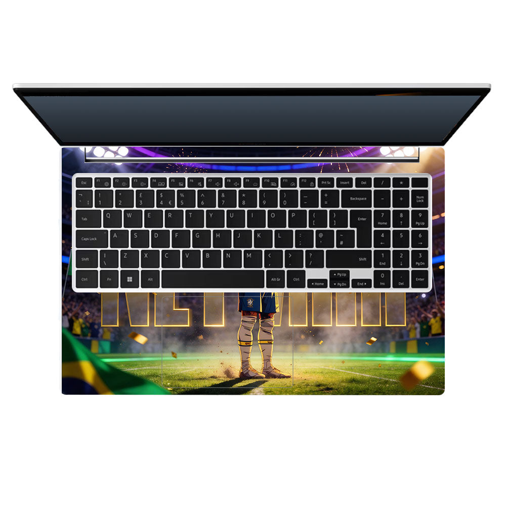 Neymar Golden Aura Samsung Galaxy Book 4 15.6 3D Laptop Skin
