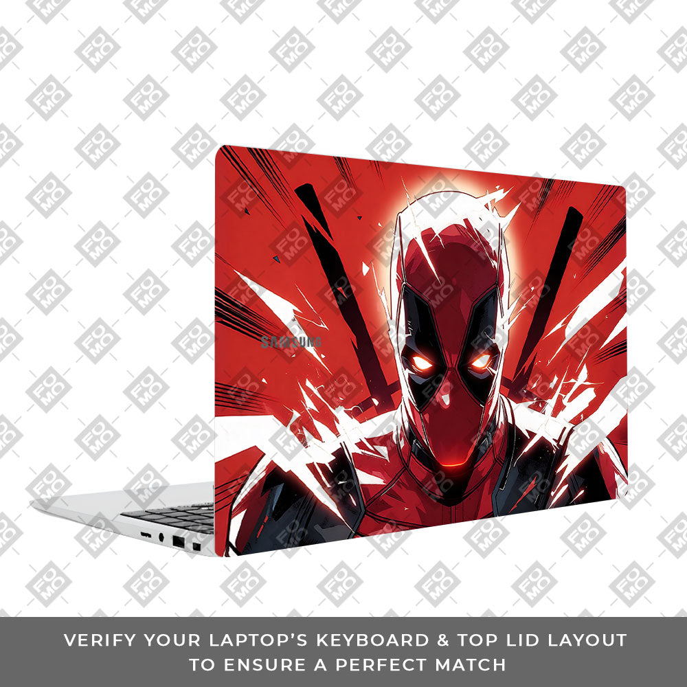 Deadpool Red Fury Samsung Galaxy Book 4 15.6 3D Laptop Skin
