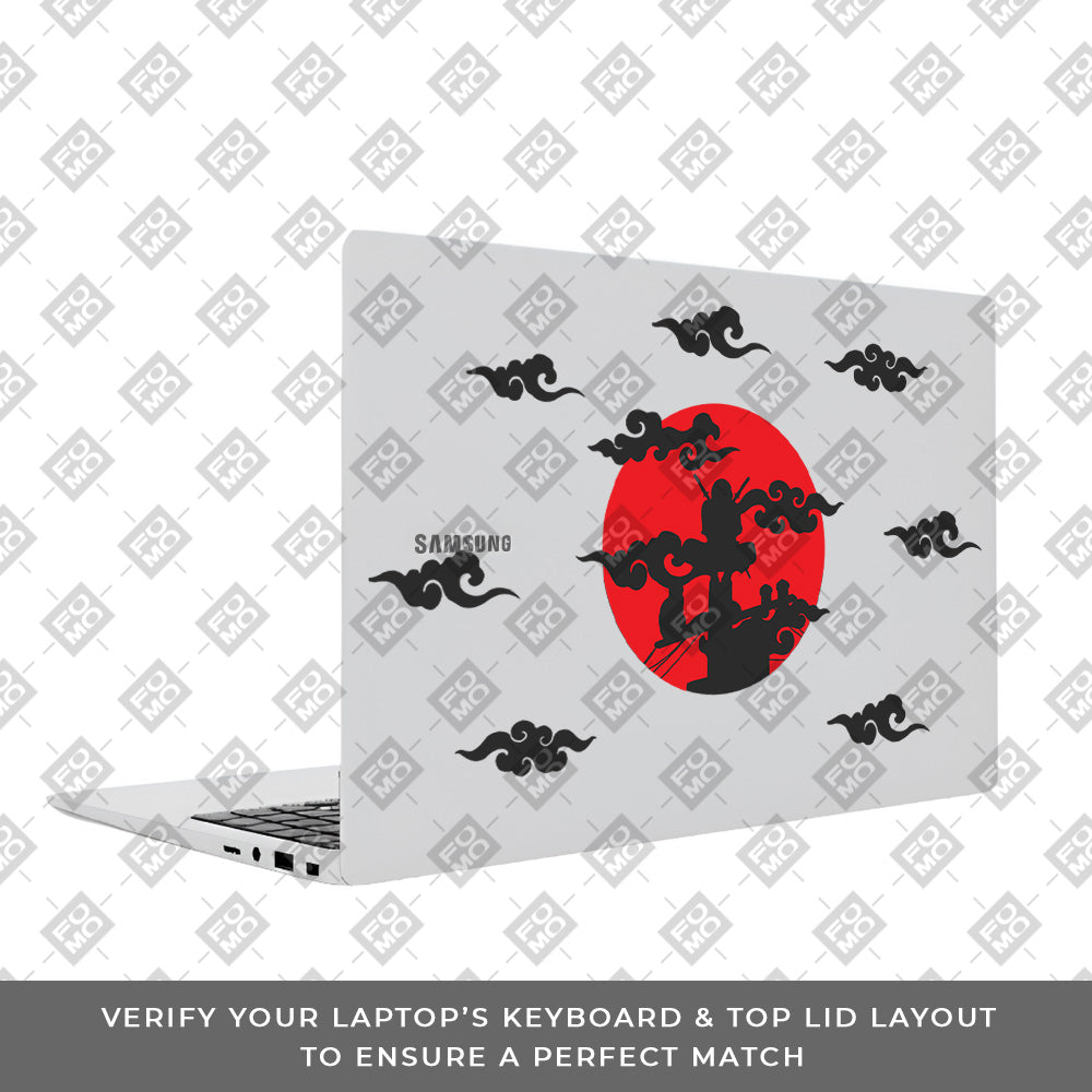 Transparent Moonlit Ninja Samsung Galaxy Book 4 15.6 Laptop Skin