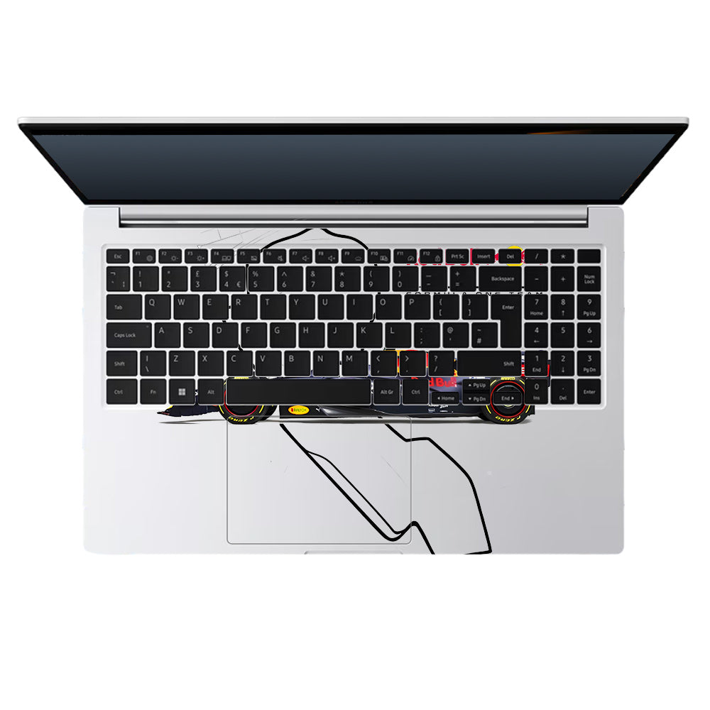 Transparent Track King Samsung Galaxy Book 4 15.6 Laptop Skin