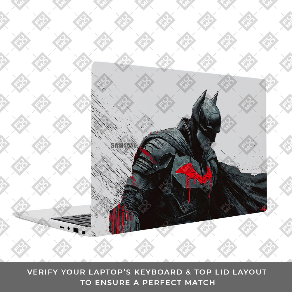 Transparent Dark Knight Samsung Galaxy Book 4 15.6 Laptop Skin