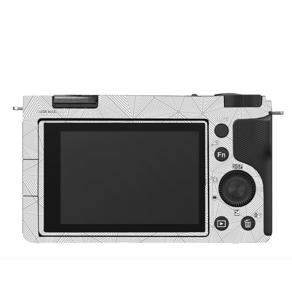 Textured Silver Prism Geometric Sony ZV-E10 Mark II Camera Skin