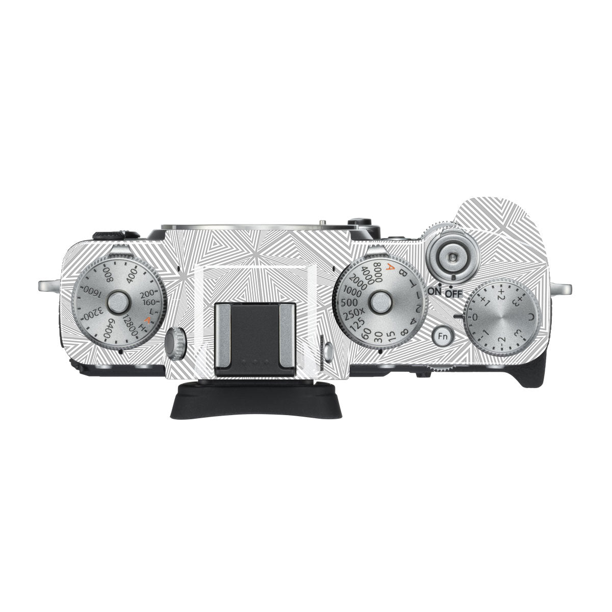 Textured Silver Prism Geometric FujiFilm X-T3 Camera Skin
