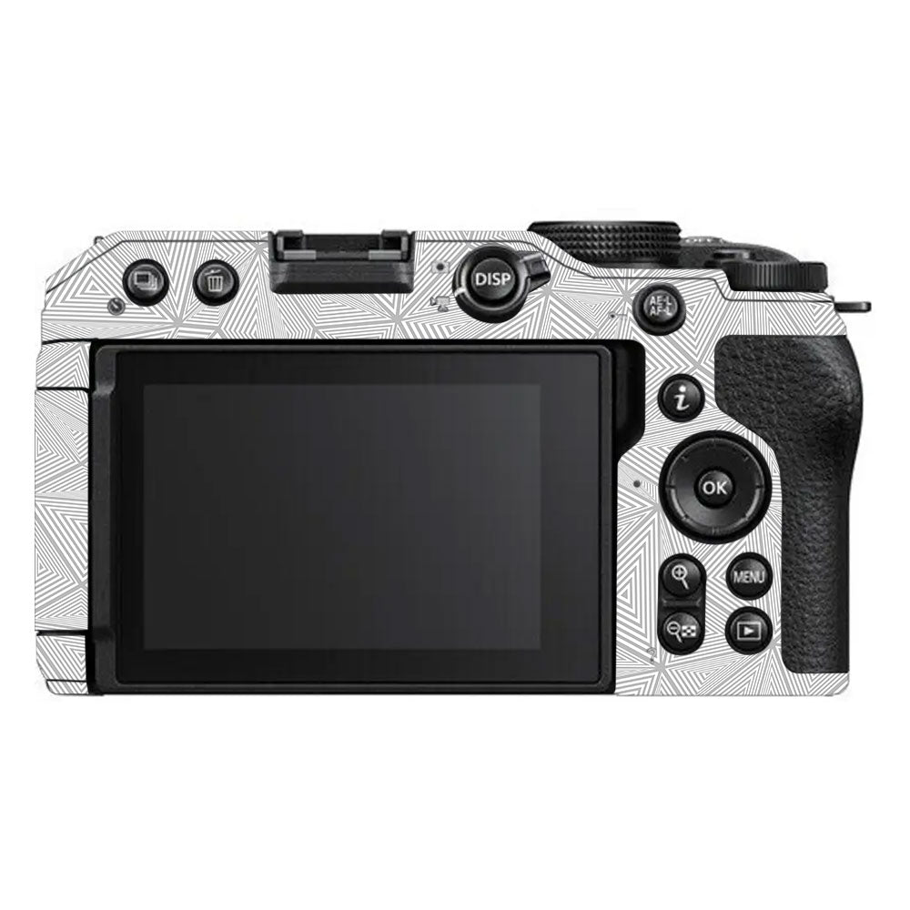 Textured Silver Prism Geometric Nikon Z30 Camera Skin