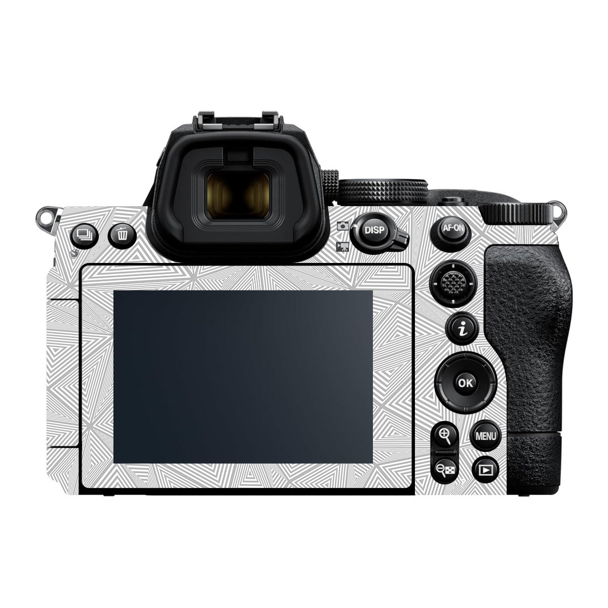 Textured Silver Prism Geometric Nikon Z5 II Camera Skin