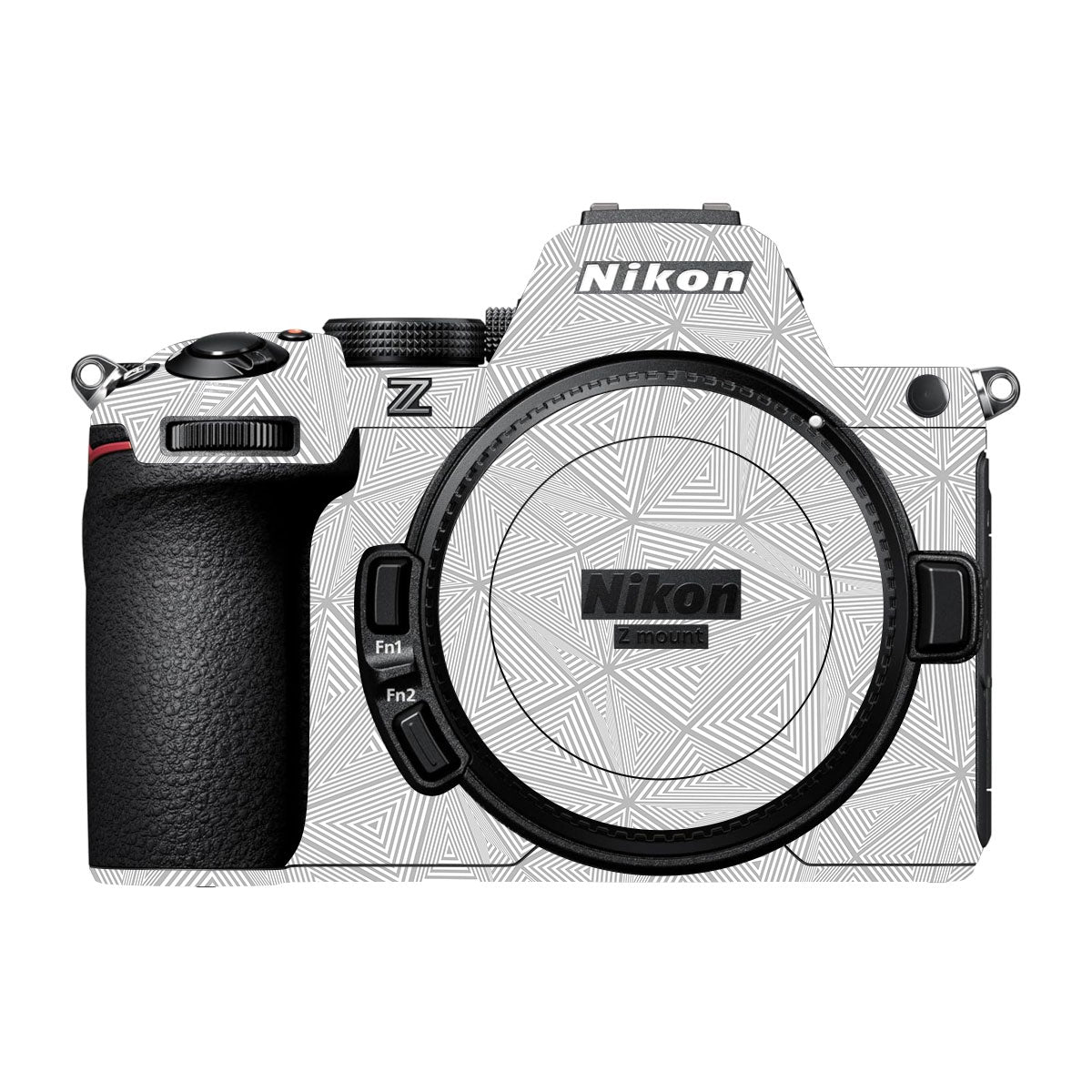 Textured Silver Prism Geometric Nikon Z5 II Camera Skin