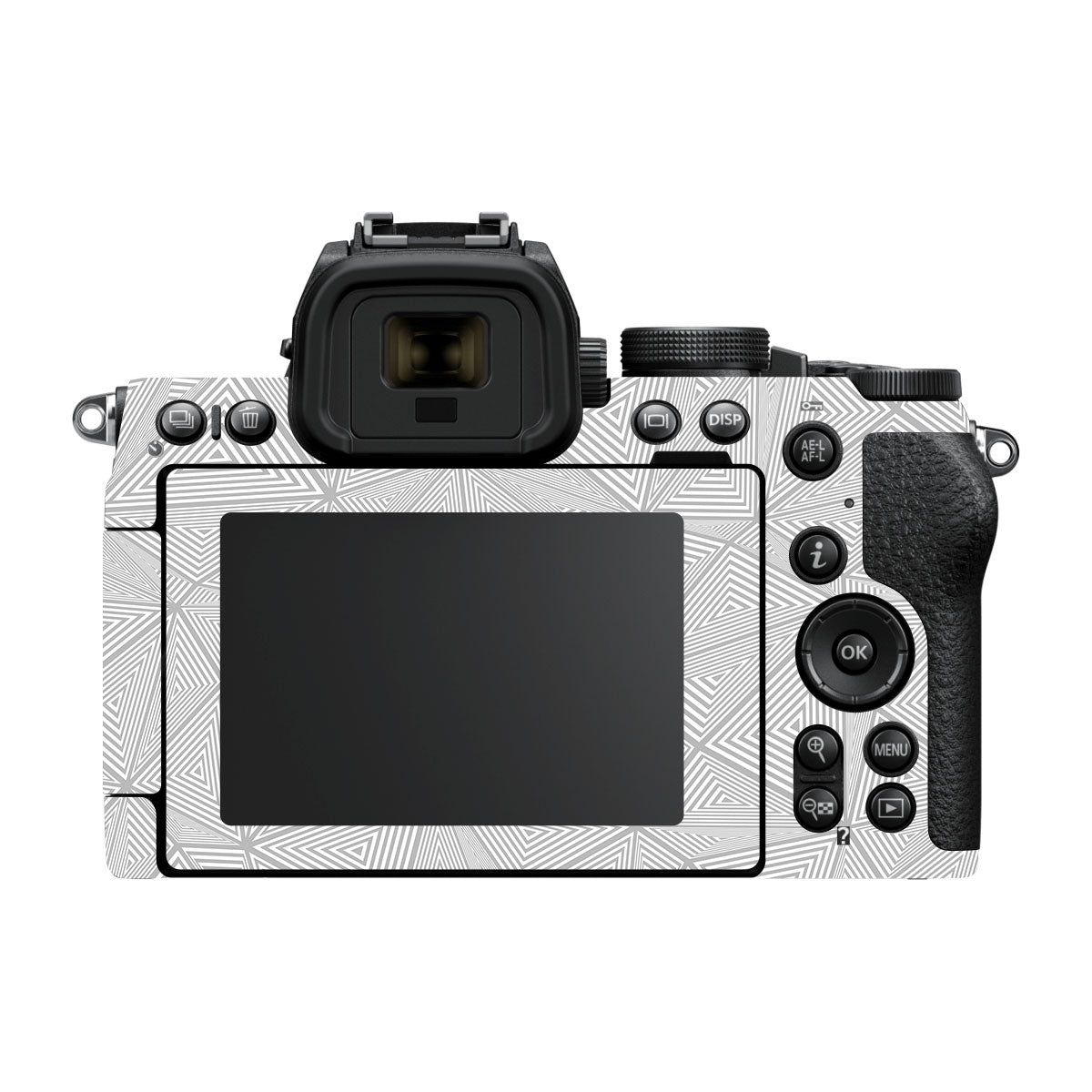 Textured Silver Prism Geometric Nikon Z50 II Camera Skin