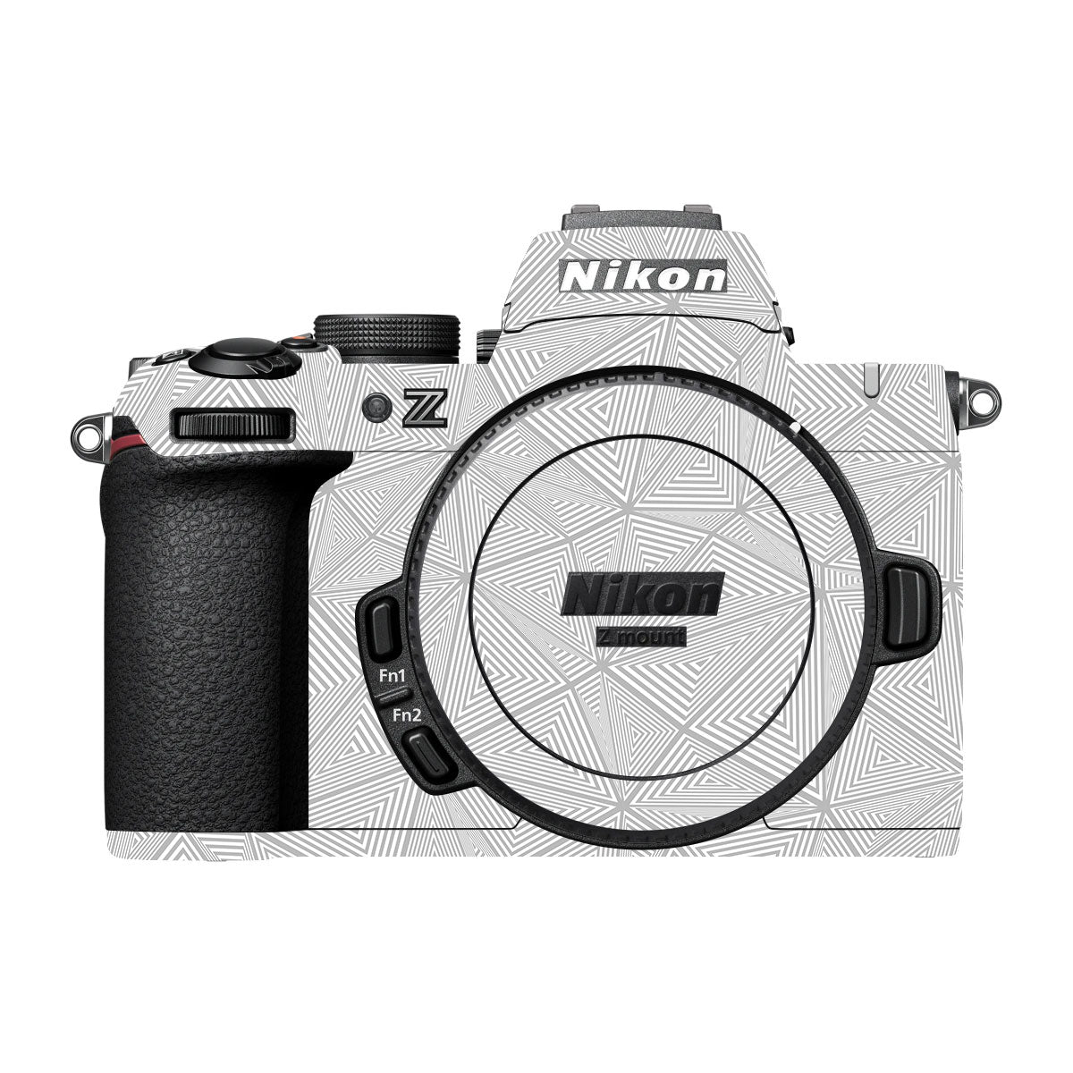 Textured Silver Prism Geometric Nikon Z50 II Camera Skin