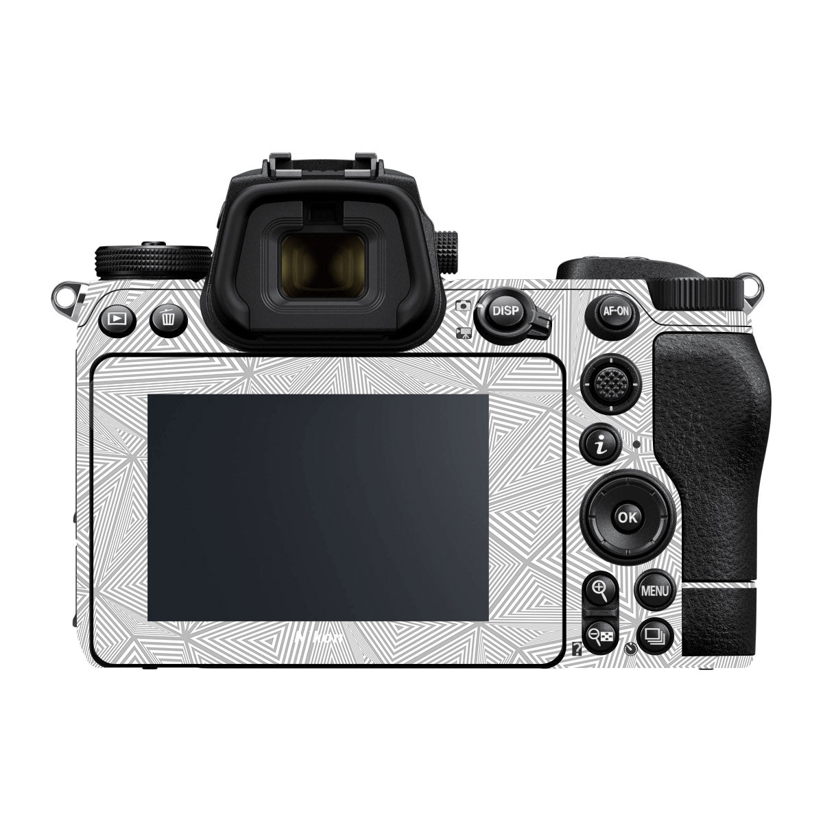 Textured Silver Prism Geometric Nikon Z6 II Camera Skin