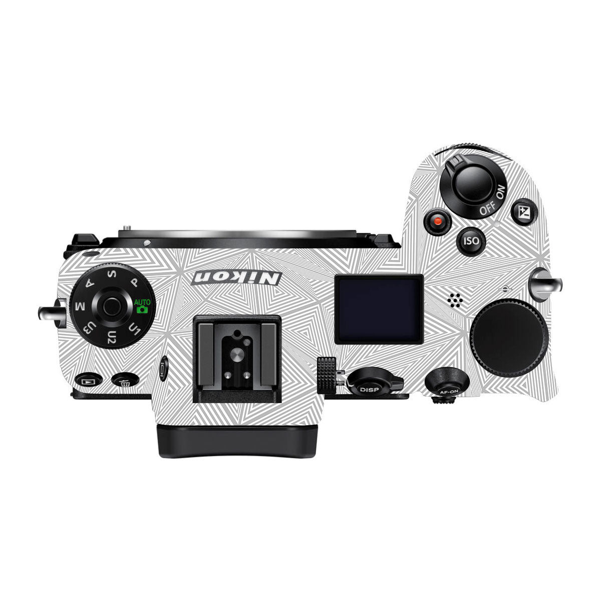 Textured Silver Prism Geometric Nikon Z6 II Camera Skin
