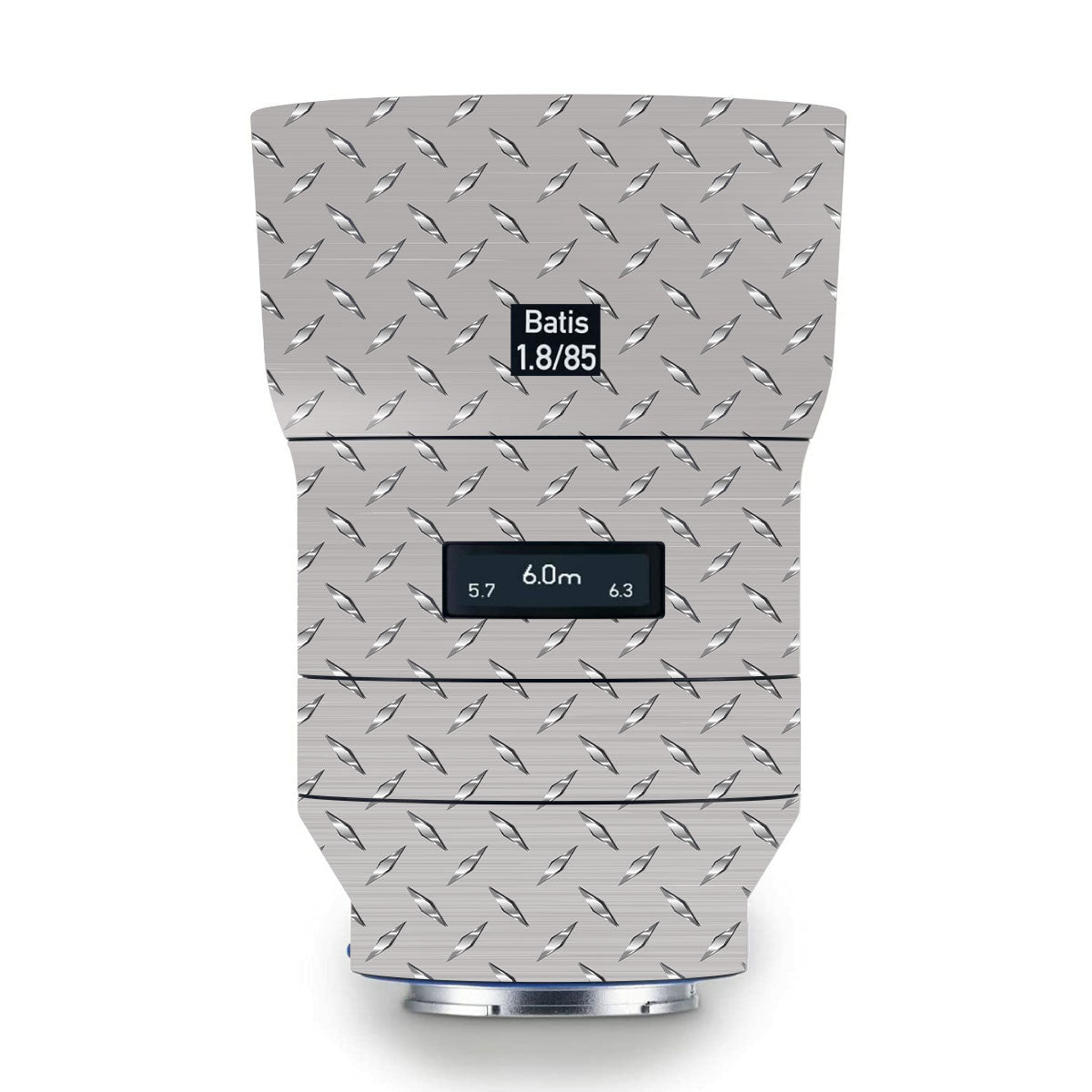 Textured Silver Tread Zeiss Batis 85mm F/1.8 Camera Lens Skin