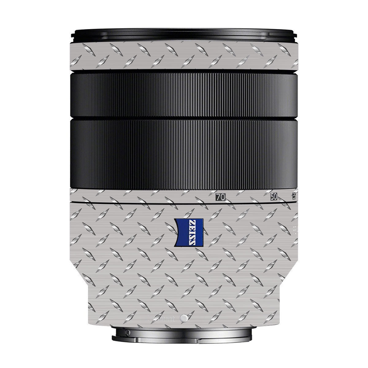 Textured Silver Tread Zeiss Vario-Tessar FE 24-70mm F/4 ZA OSS Sony E Camera Lens Skin