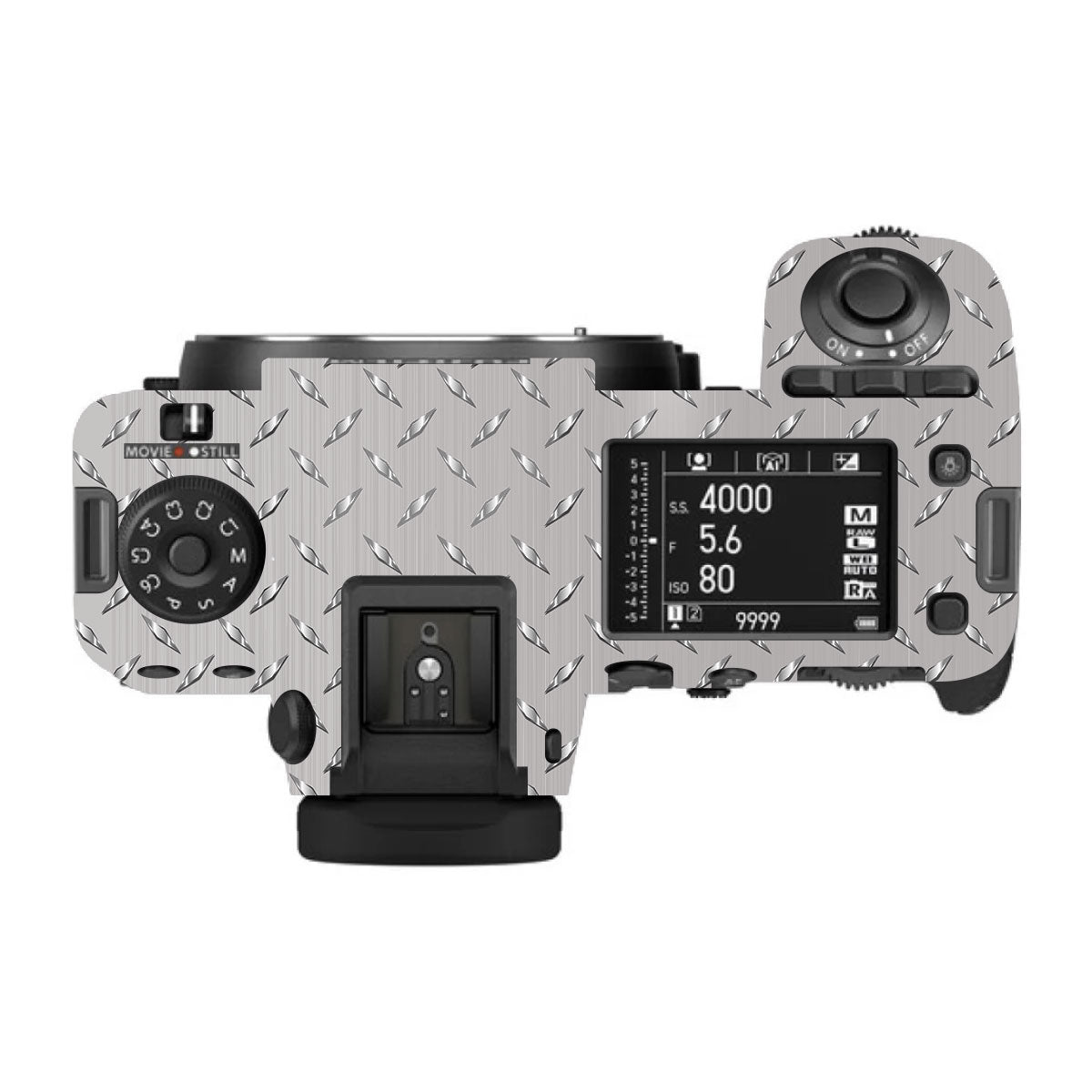 Textured Silver Tread FujiFilm GFX 100S II Camera Skin