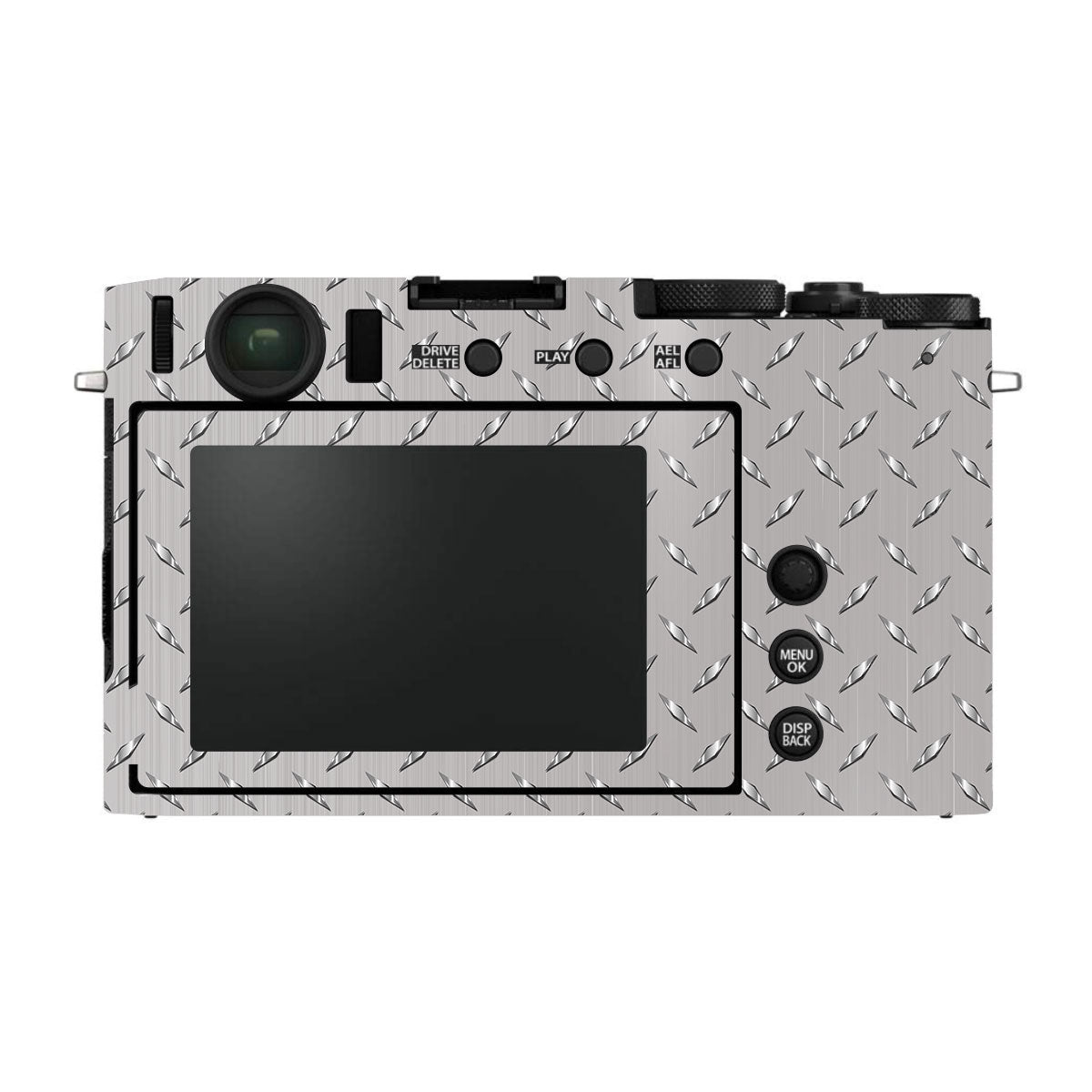 Textured Silver Tread FujiFilm X-E4 Camera Skin