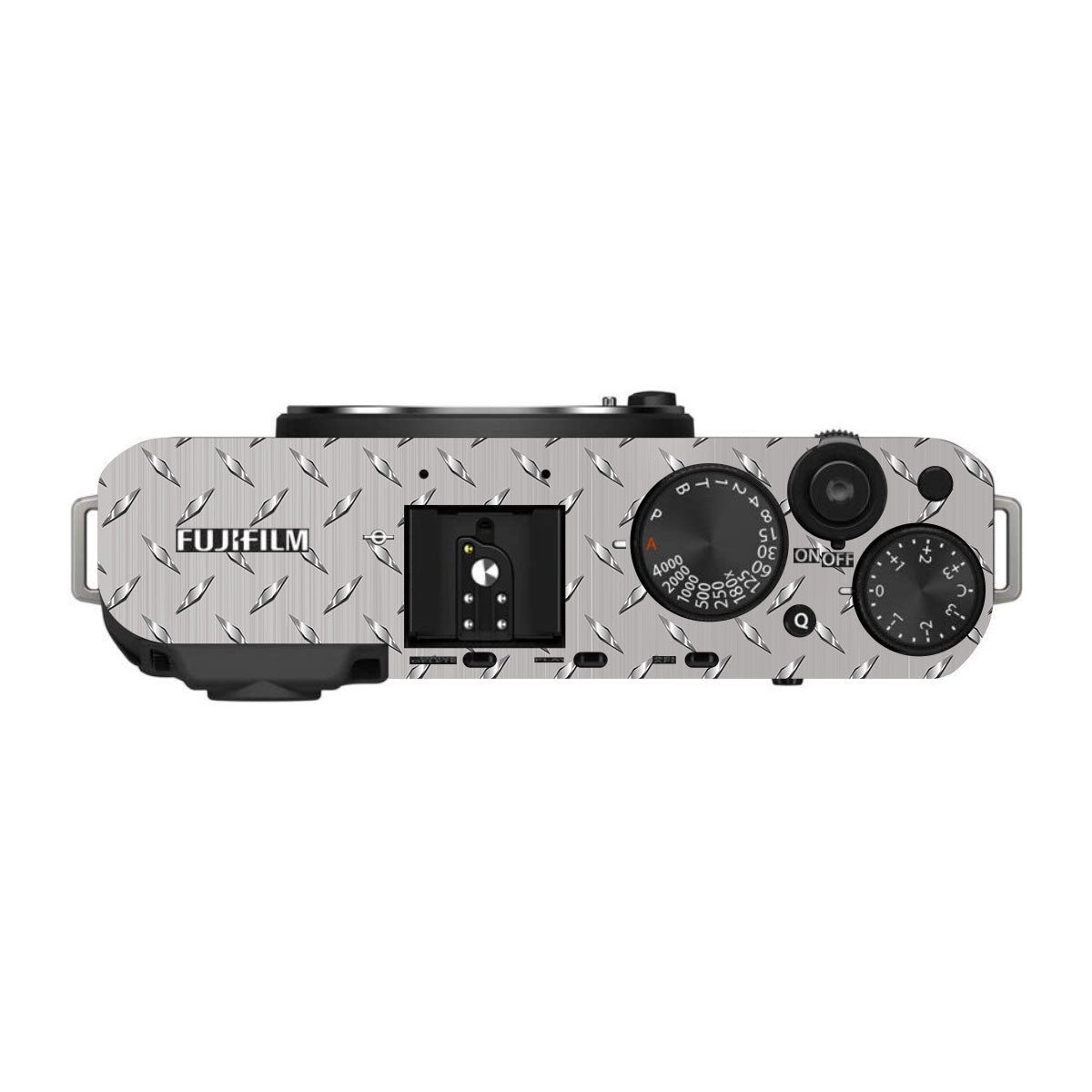 Textured Silver Tread FujiFilm X-E4 Camera Skin