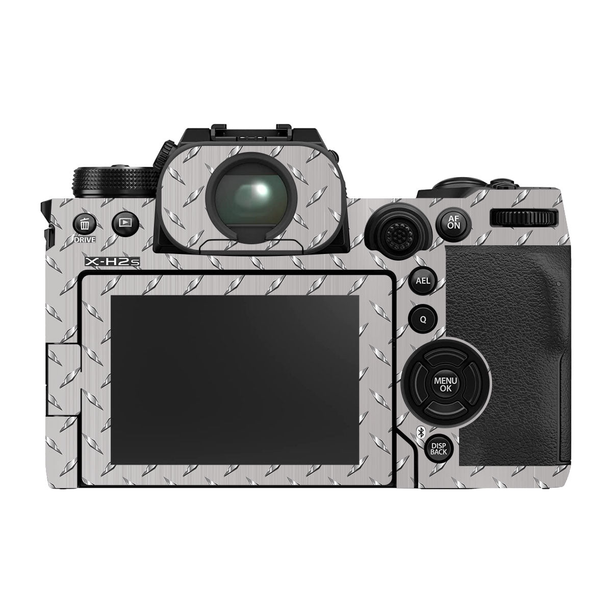 Textured Silver Tread Fujifilm X-H2 Camera Skin