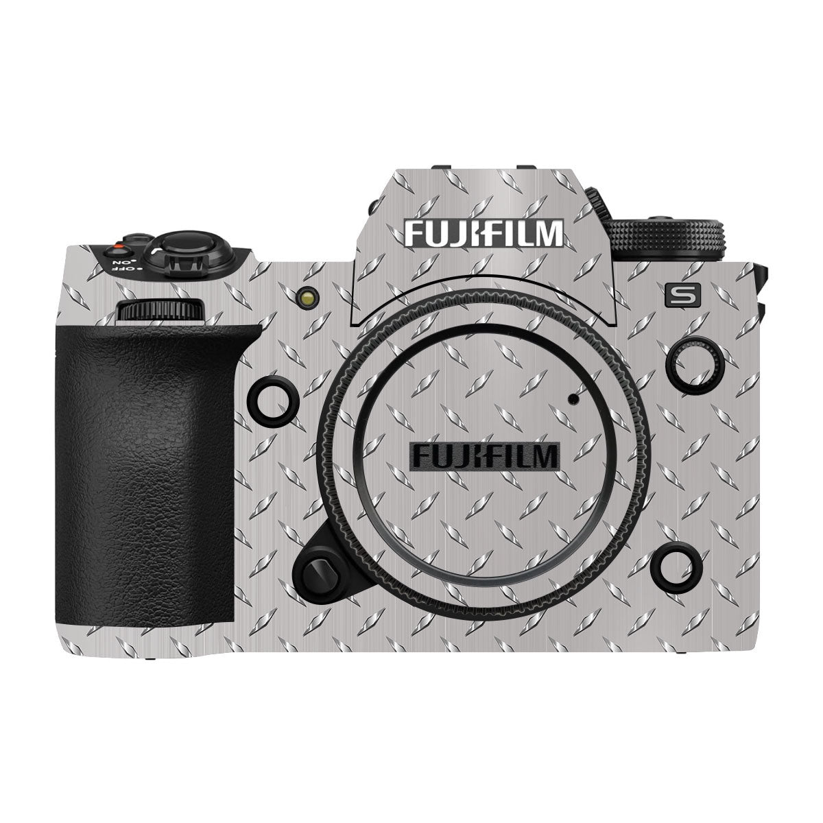 Textured Silver Tread Fujifilm X-H2S Camera Skin