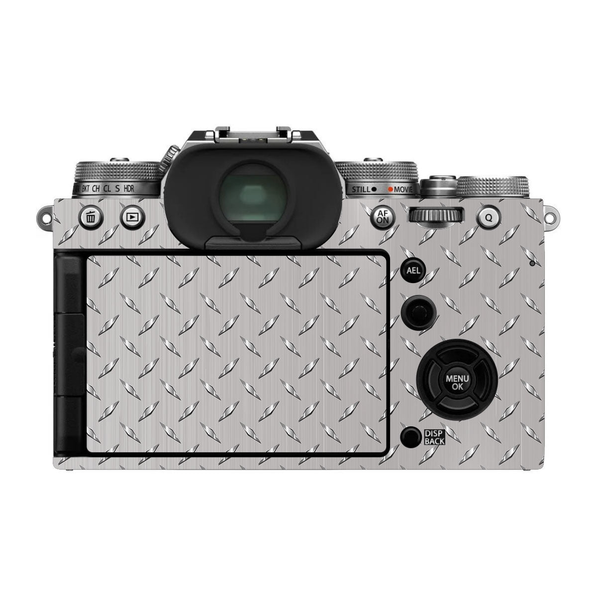 Textured Silver Tread FujiFilm X-T4 Camera Skin