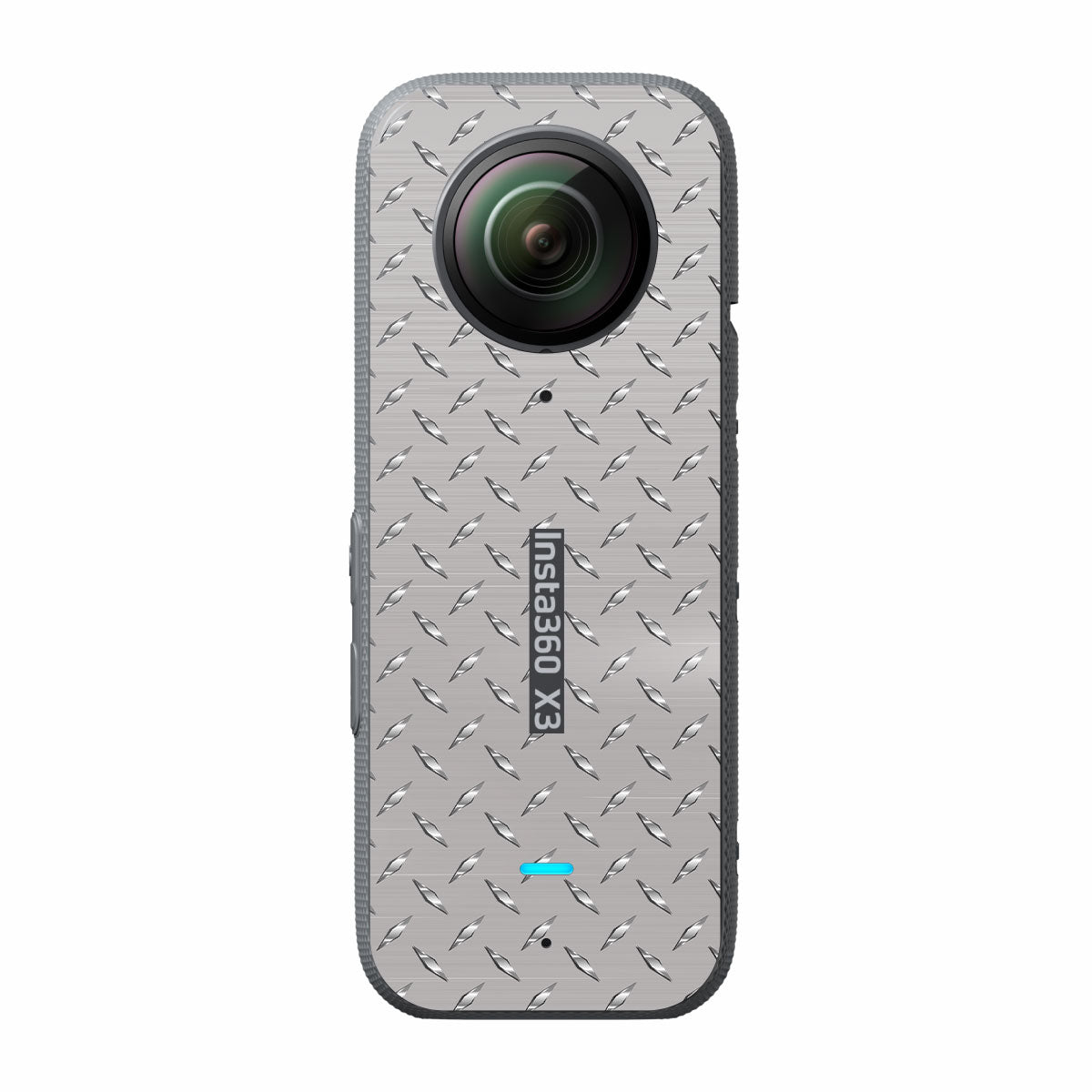 Textured Silver Tread Insta360 X3 Camera Skin